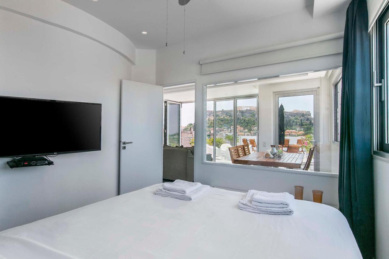 Acropolis Panorama View Penthouse With Private Terraces A Contemporary Parthenon Apartment Athens Exterior photo